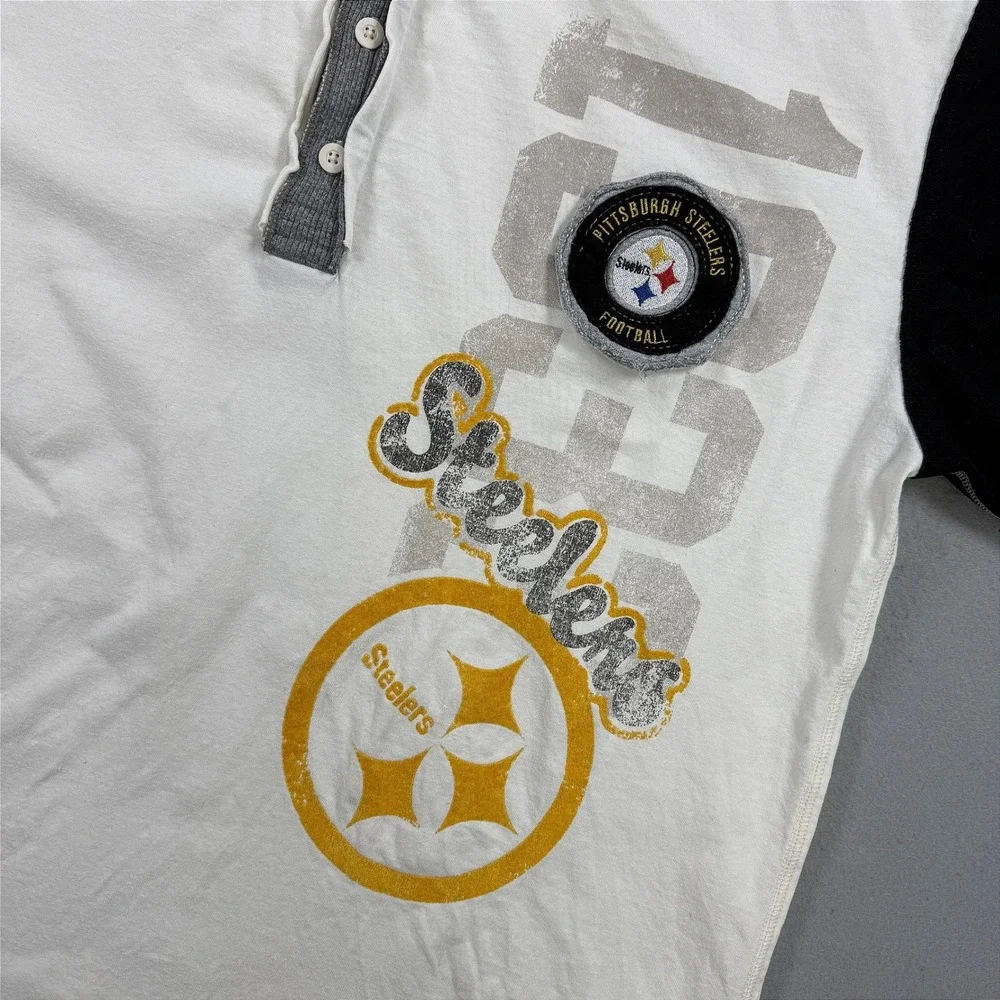 NFL Pittsburgh Steelers 1993 Graphic Tee Men XL White Short Sleeve Football